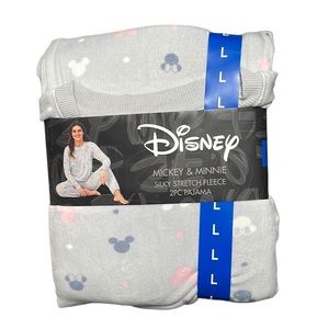 Disney Mickey & Minnie Silky Stretch Fleece 2PC Pajama